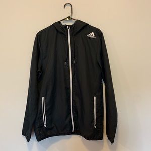 Adidas Black windbreaker